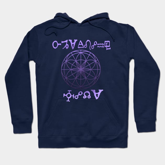 Flower Of Life and Creation Hoodie by D_AUGUST_ART_53